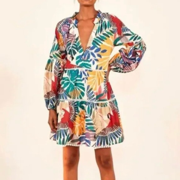 FARM Rio Dresses & Skirts - Farmrio Macaw mini dress